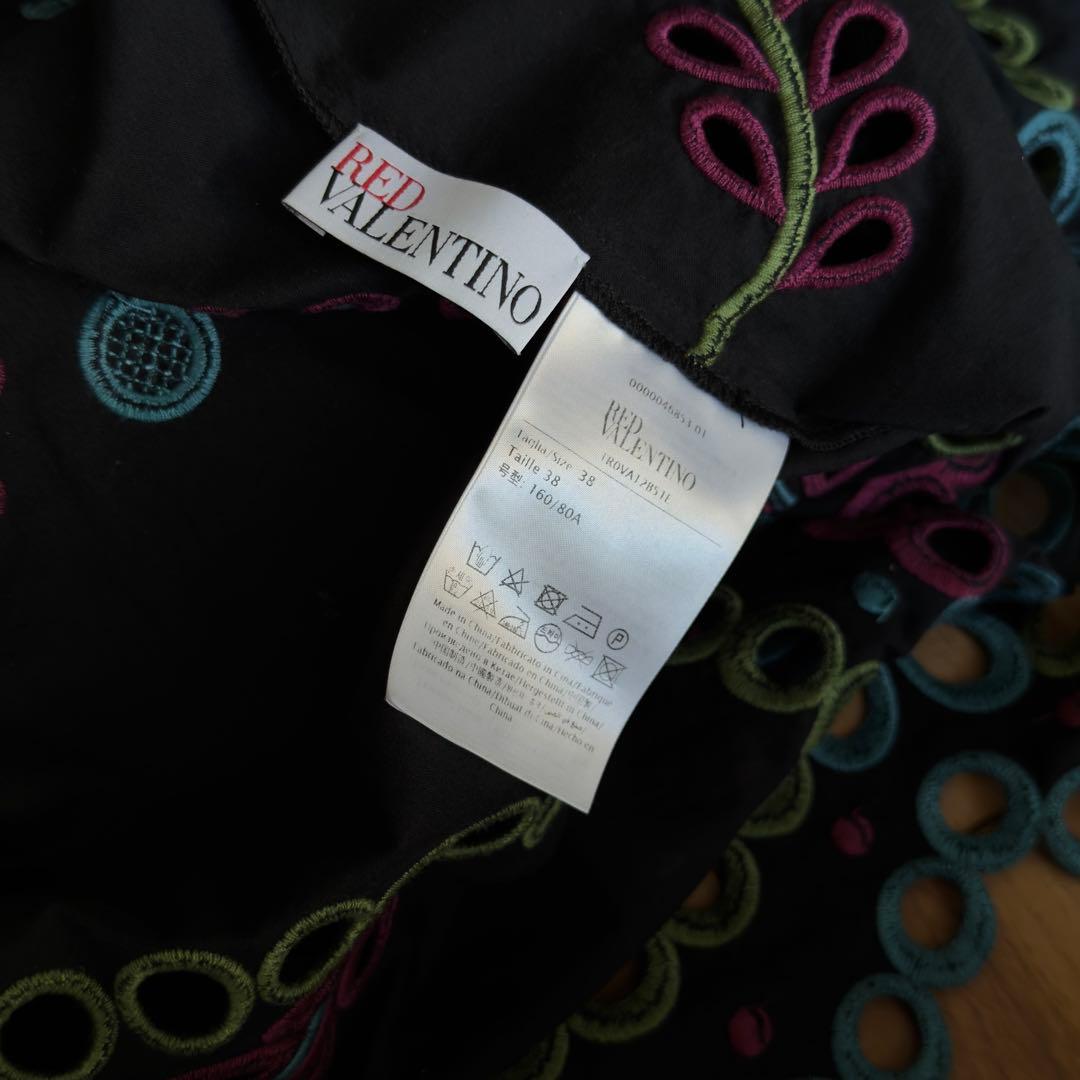 RED VALENTINO 刺繍マキシドレス　ワンピース