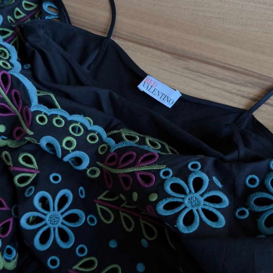 RED VALENTINO 刺繍マキシドレス　ワンピース