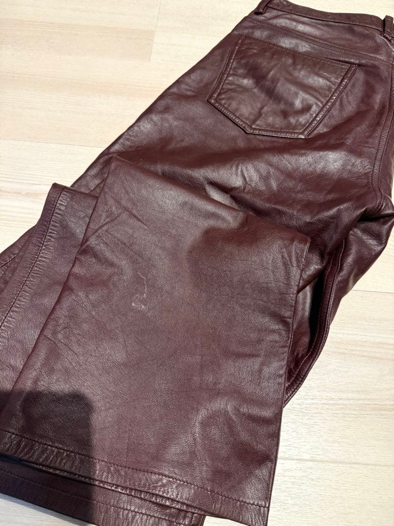 BURBERRY BLACK LABELレザー パンツ79