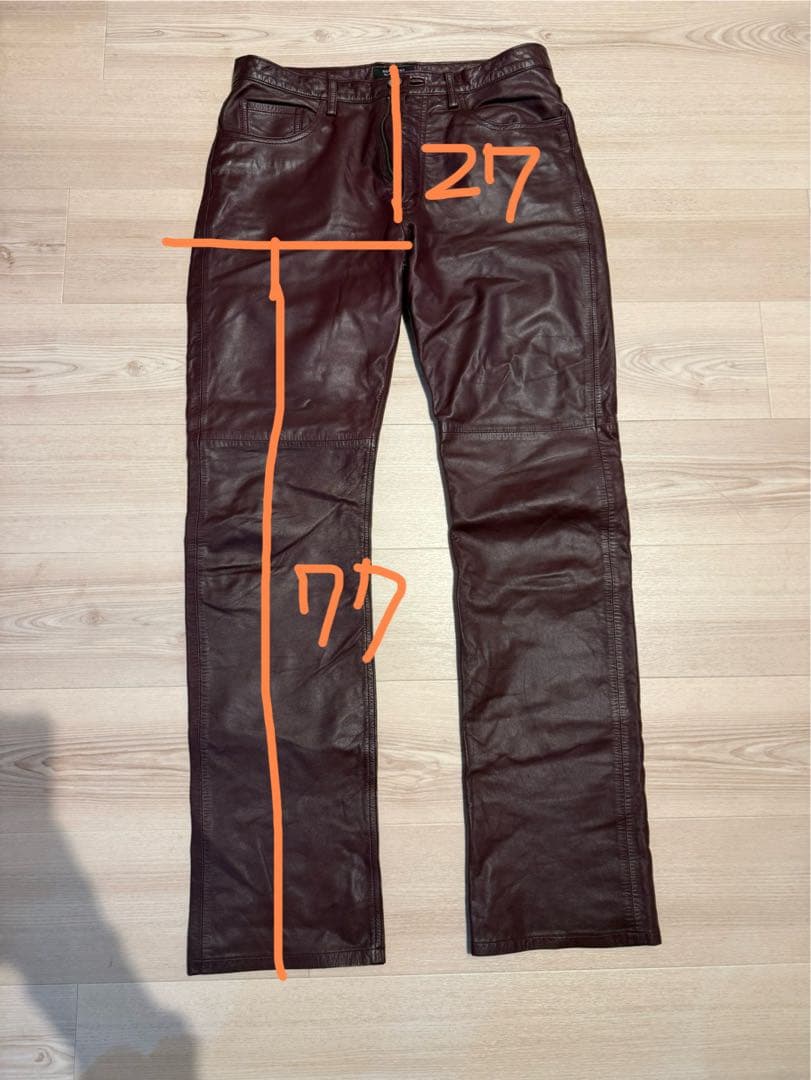 BURBERRY BLACK LABELレザー パンツ79