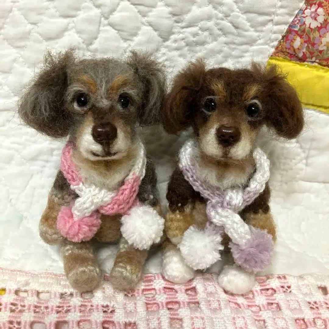 elbo様　あみぐるみ　うちの子オーダno132〜137 ダックスチワワプードル