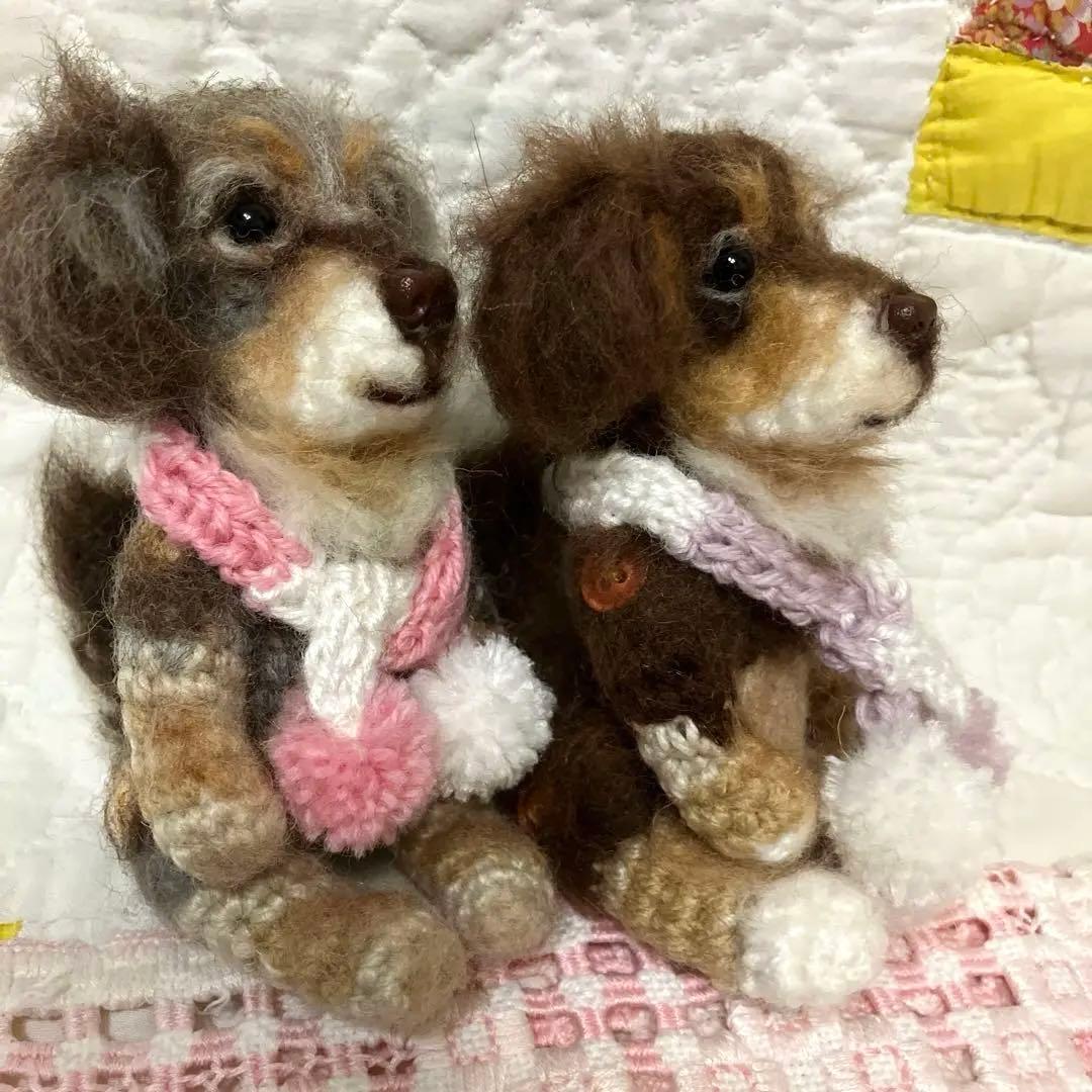 elbo様　あみぐるみ　うちの子オーダno132〜137 ダックスチワワプードル