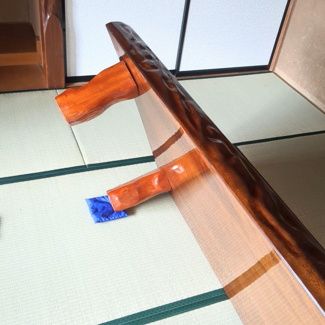 欅　天然木　無垢　一枚板 座卓 テーブル