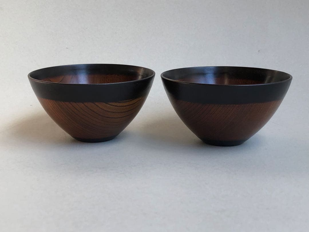 輪島キリモト　布着せ椀　2個組