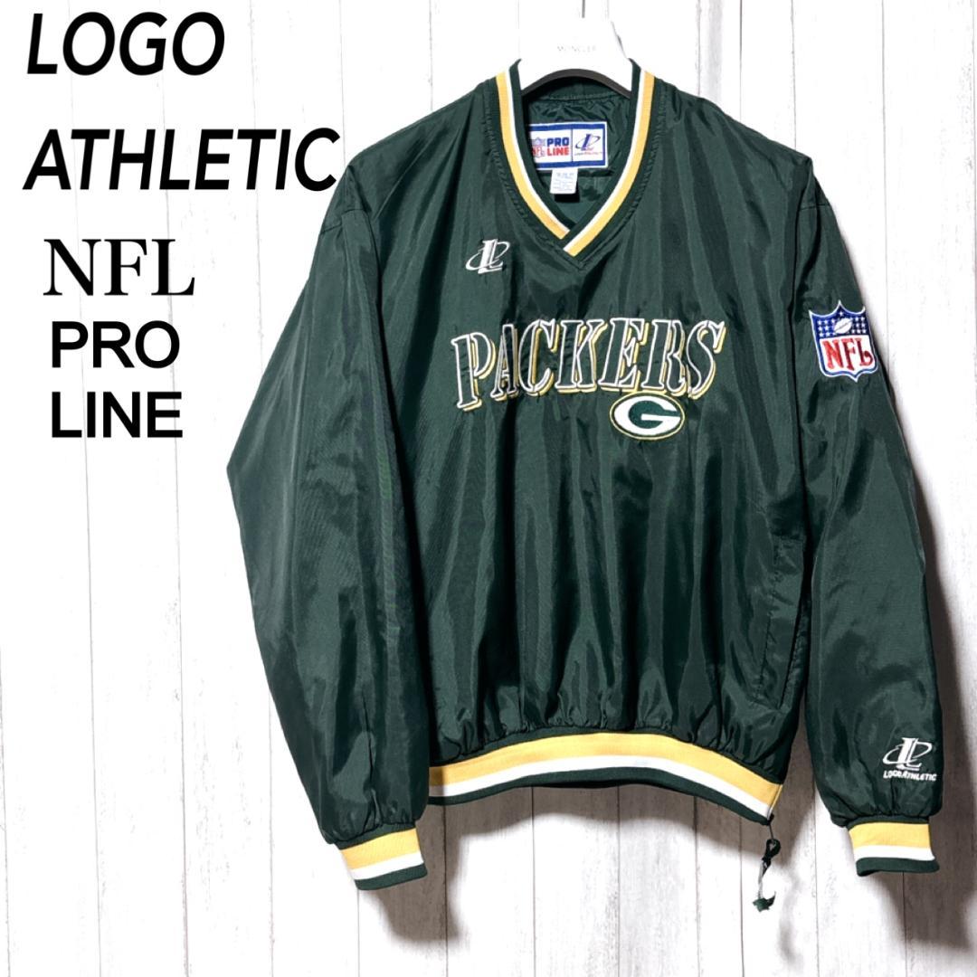 ロゴアスレチック プロライン パッカーズ ナイロンジャケット NFL