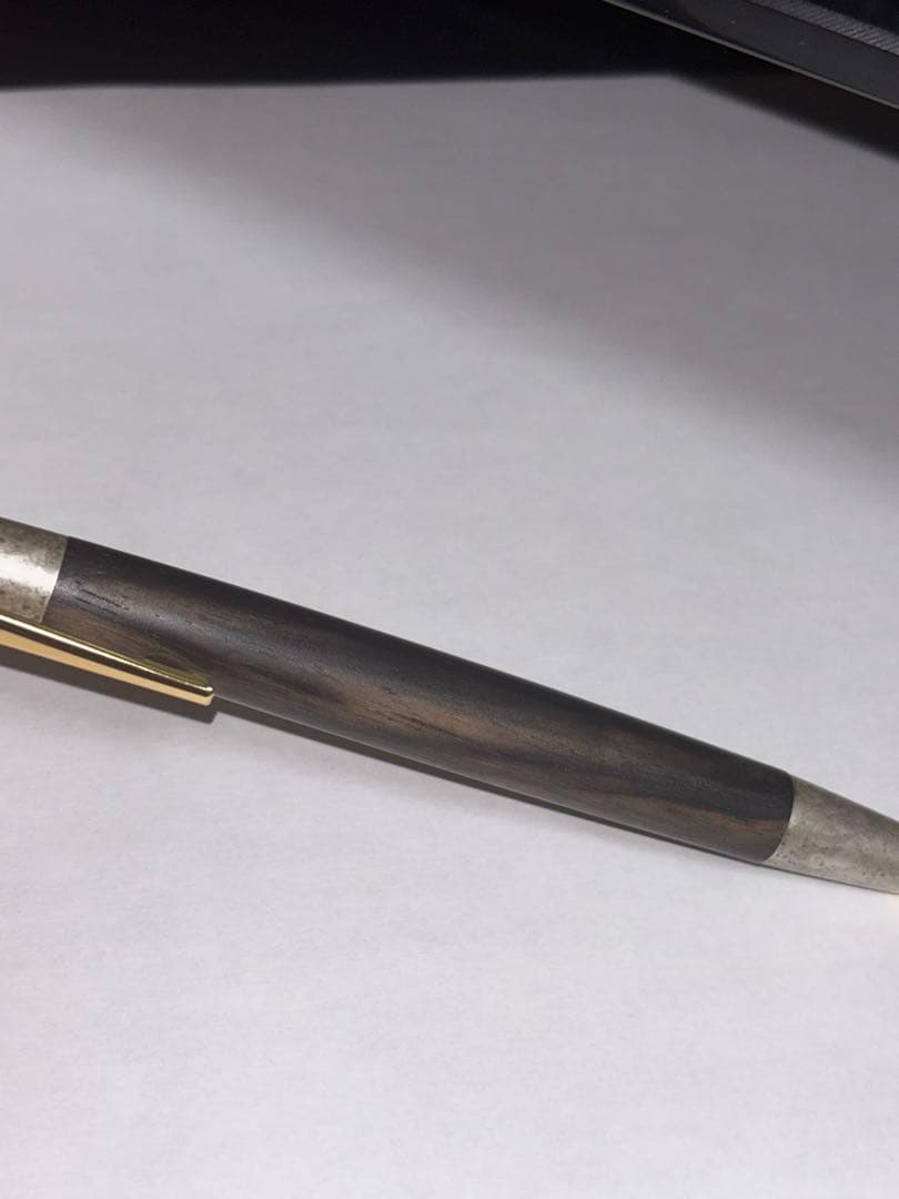 野原工芸　特上黒柿　斑紋金具　シャープペンMP ②