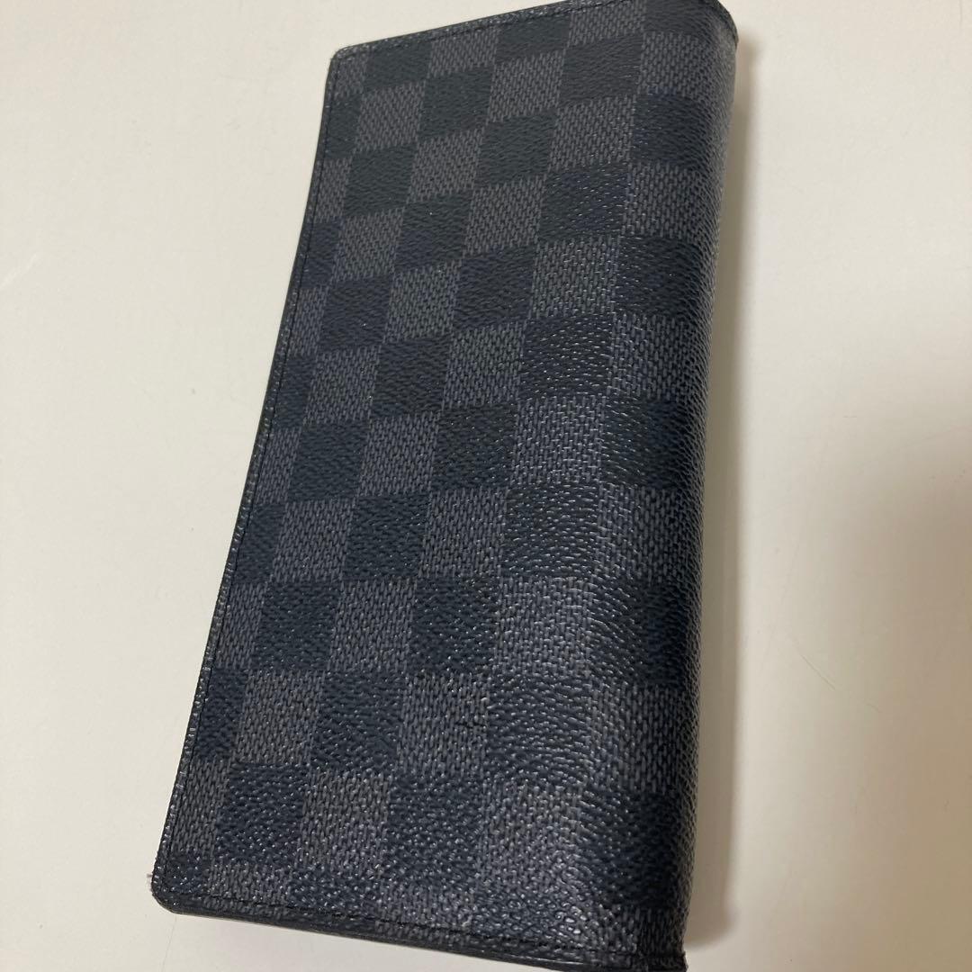 美品Louis Vuitton ダミエ ブラック 長財布　二つ折り　ウォレット