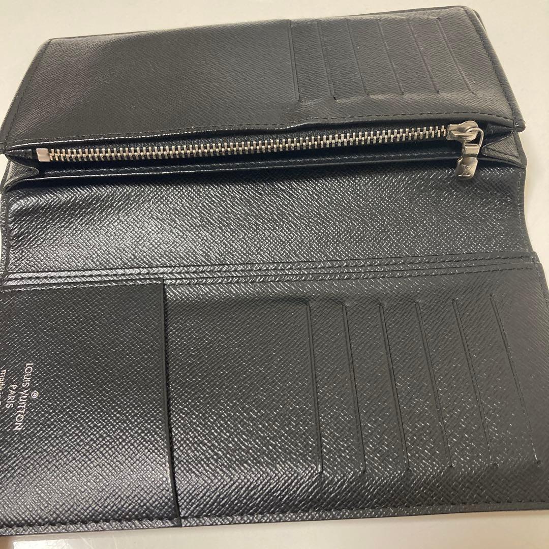 美品Louis Vuitton ダミエ ブラック 長財布　二つ折り　ウォレット