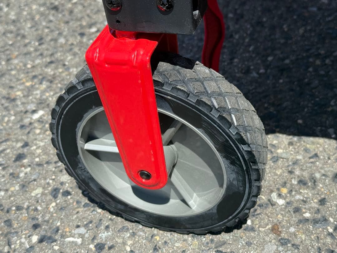 コールマン　キャリーワゴン　キャリーカート　レッド