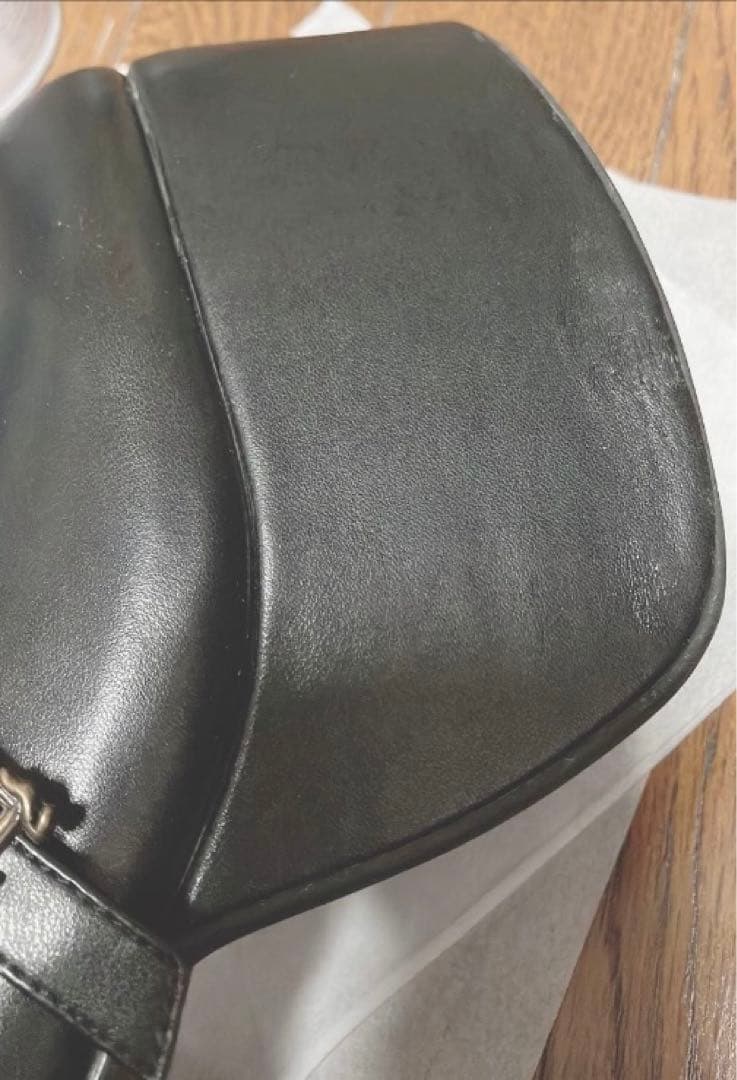 靴 ATELIER PIERROT ANTIQUE GOLD FRAME PUMPS