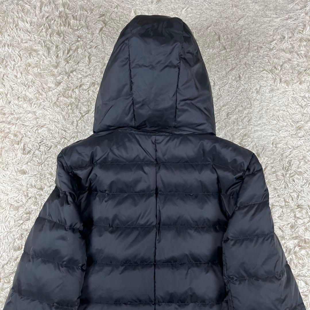 23区 シレータフタ ダウンジャケット 黒 フード取外し可 42 XLサイズ