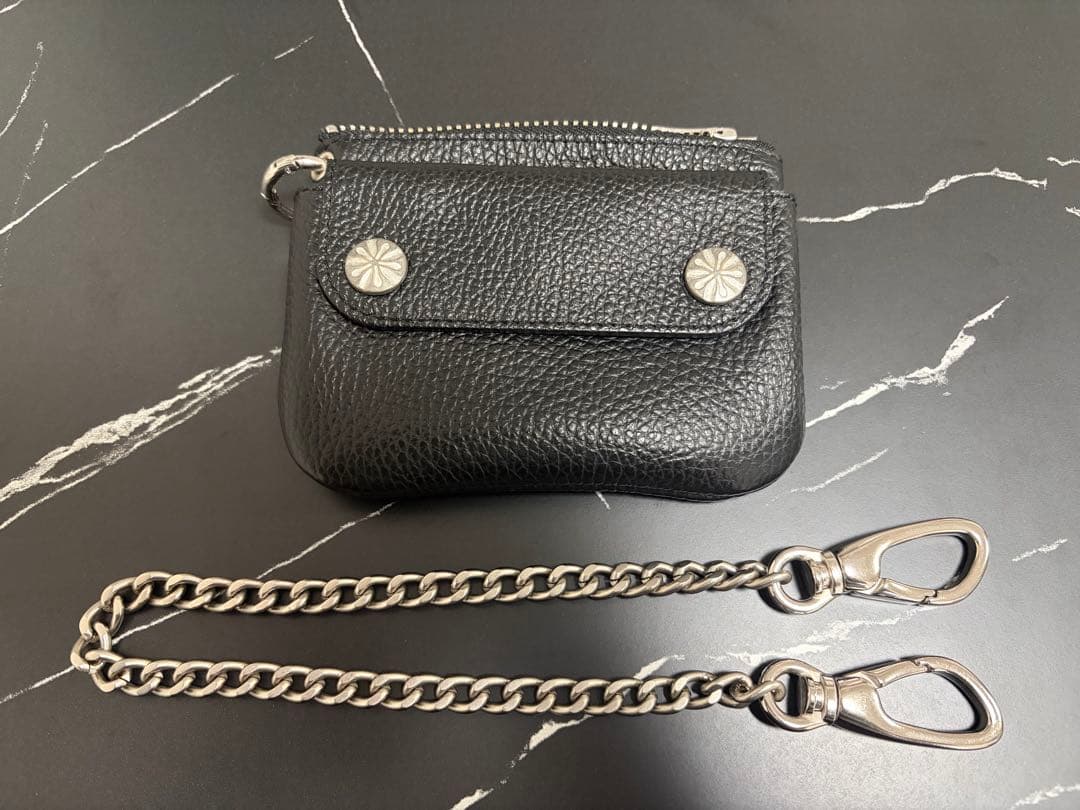 LOMEI LEATHER WORKS ジッパーコンパクト ウォレットチェーン