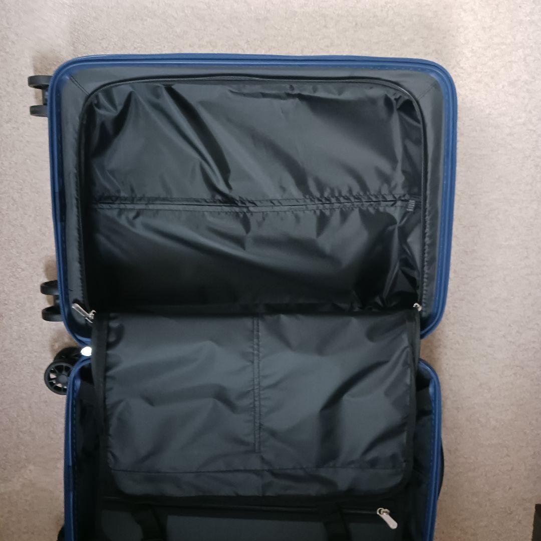 【新品未使用品】A.L.I. キャリーケース 国内線機内持込可　カーボンネイビー