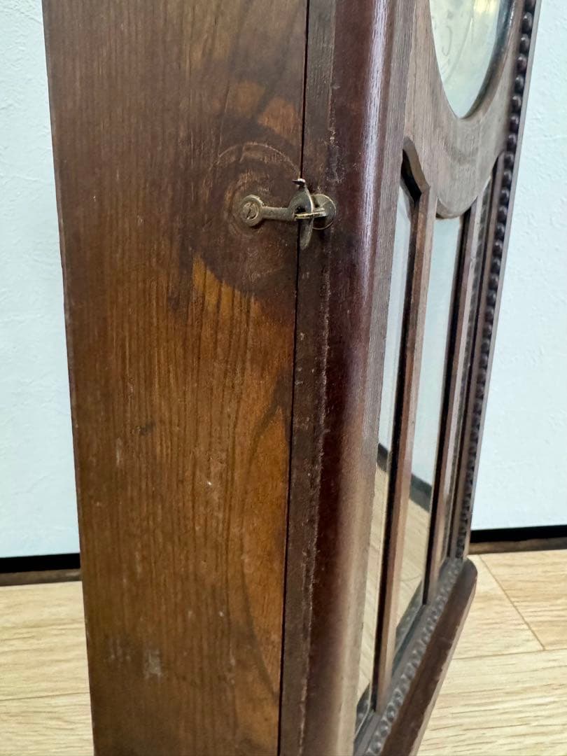 愛知時計　レトロ　ボンボン時計　壁掛け時計　ゼンマイ時計