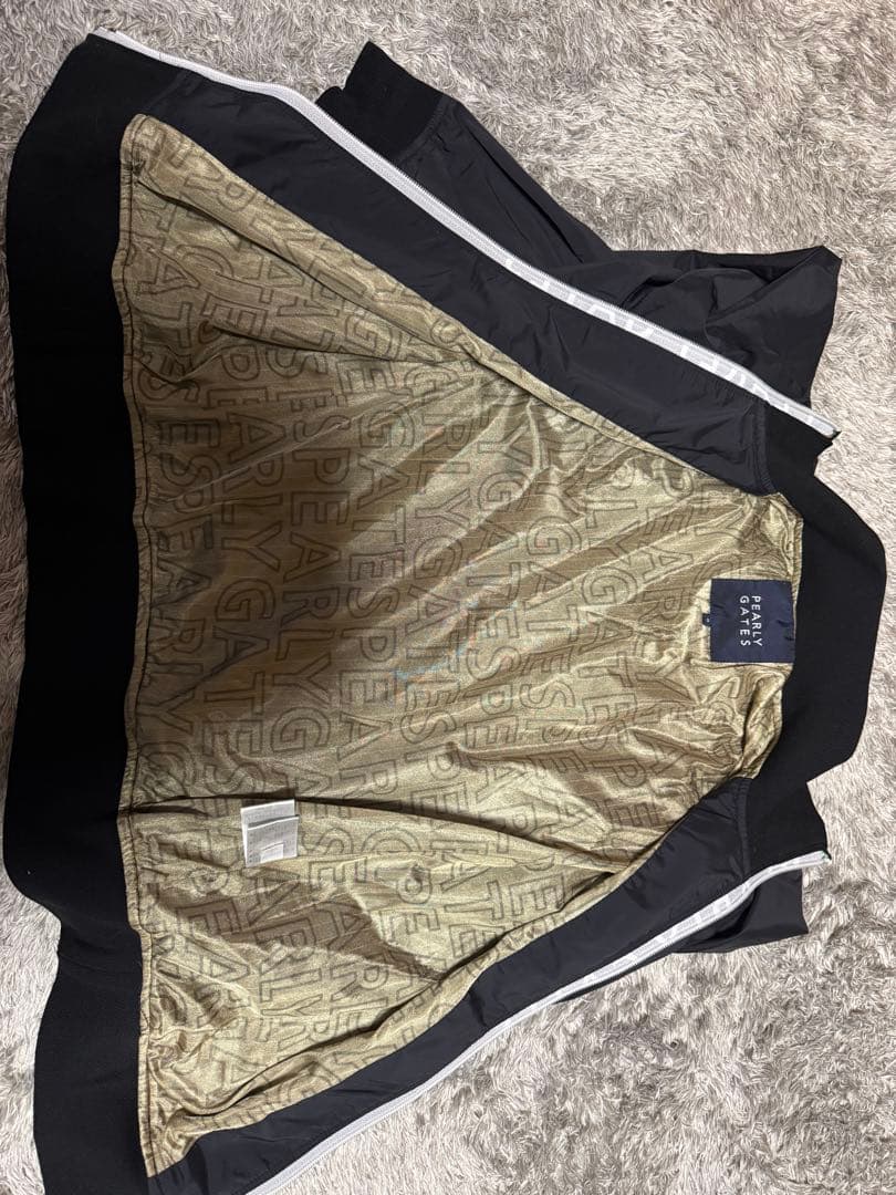 ポメリン 　PEARLY GATES ブラック　フルジップジャケット