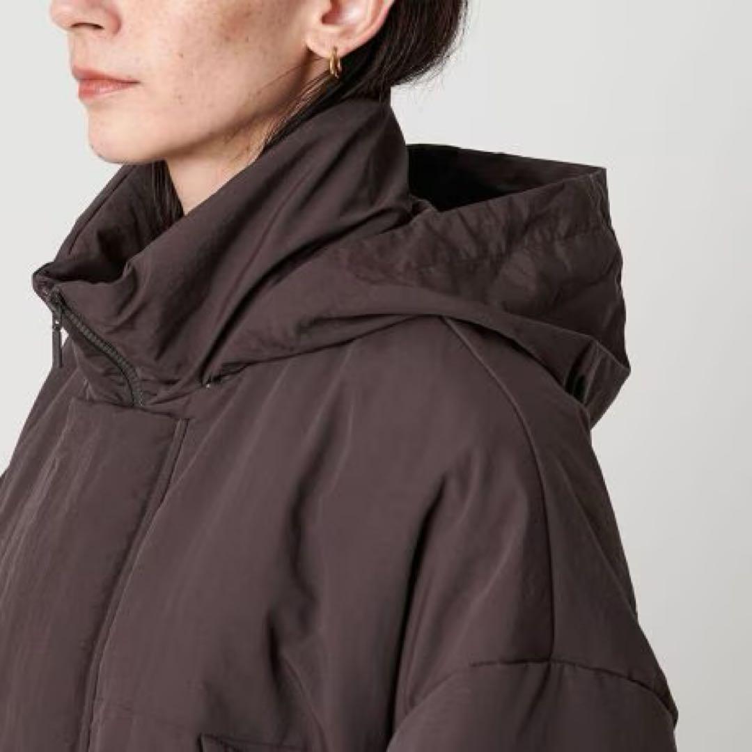 【WEB限定】ナイロン パデッド モンスターブルゾン はっ水　ブラウン