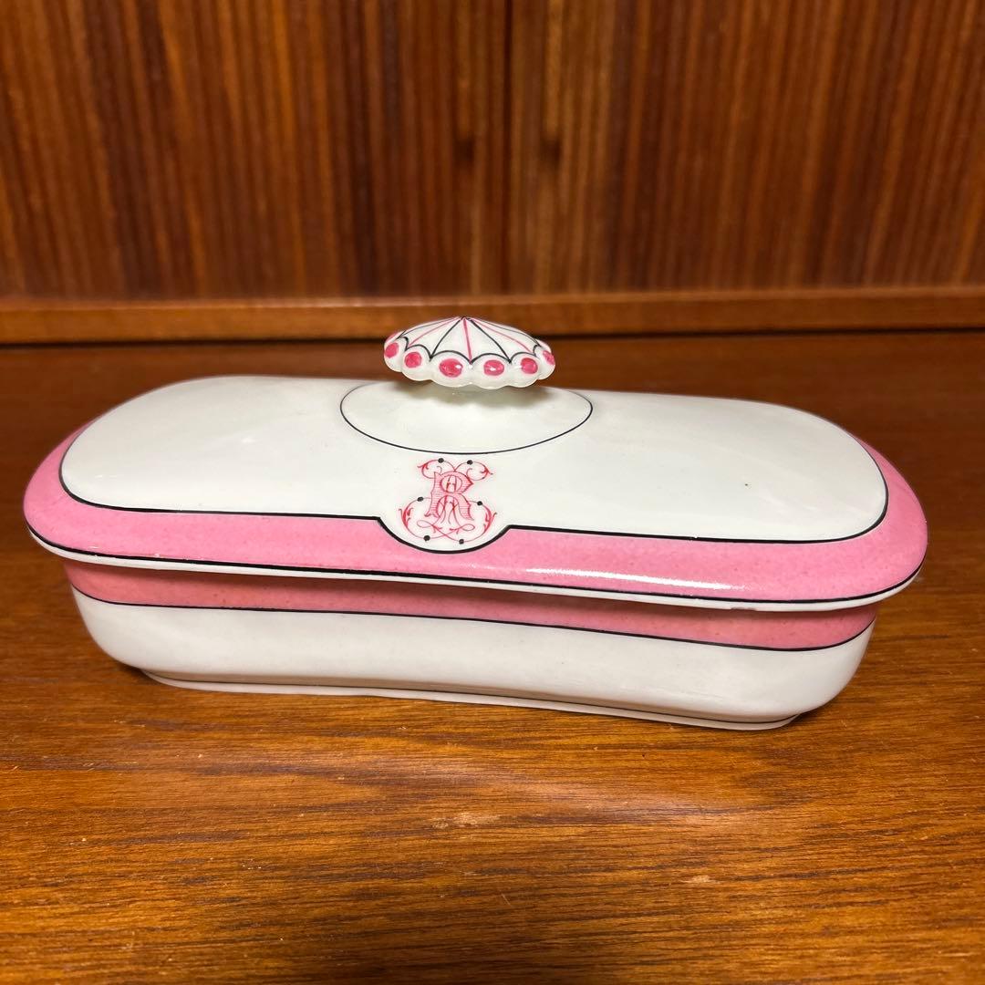 ACLEMENT MARSEILLE PARADIS 蓋付き 小物入れ 陶器製