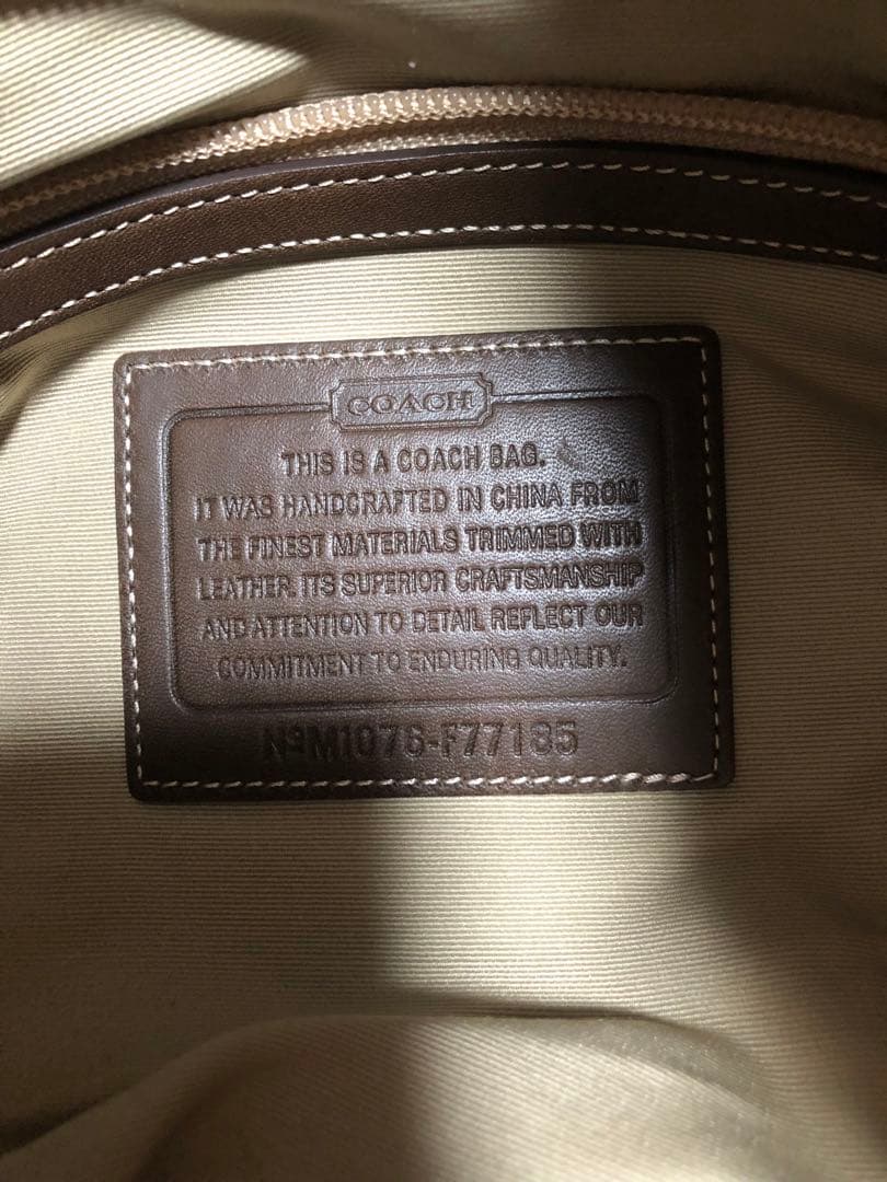 【 極美品・希少 】COACH コーチ 2way ボストンバッグ シグネチャー