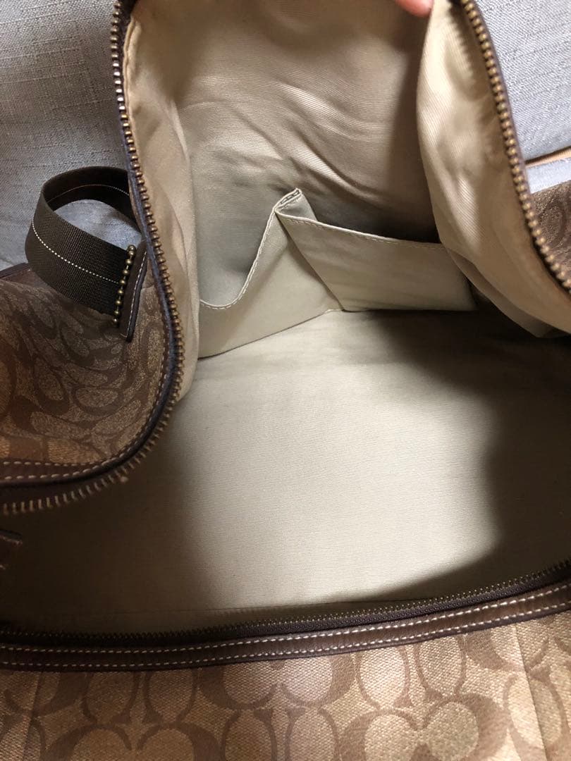 【 極美品・希少 】COACH コーチ 2way ボストンバッグ シグネチャー