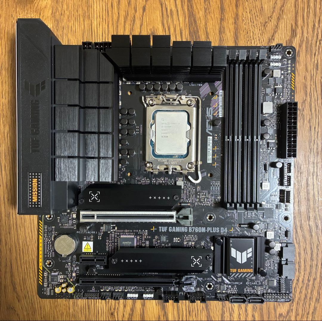 TUF GAMING B760M-PLUS D4 マザーボード + CPU付