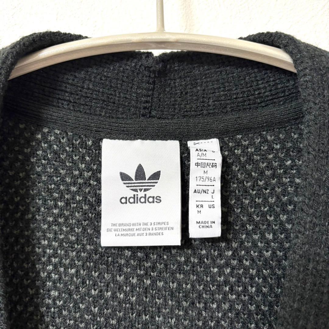 アディダス オリジナルス Lサイズ 70Sトレフォイルカーディガン 黒