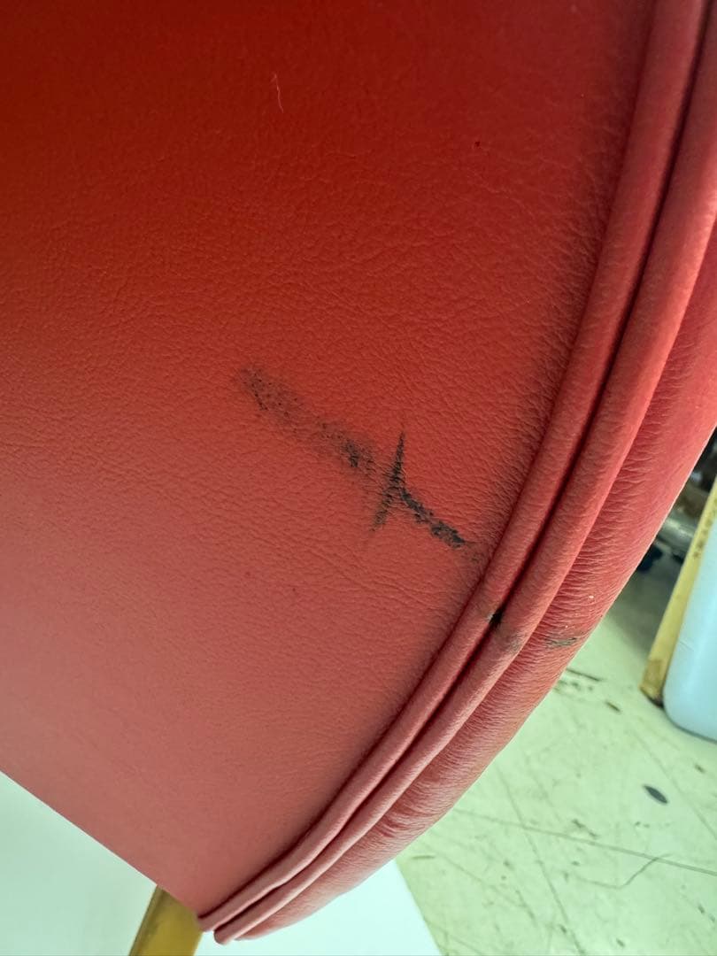 ハート型 レッド スツール お宮参り お食初　撮影椅子 写真館用　撮影椅子