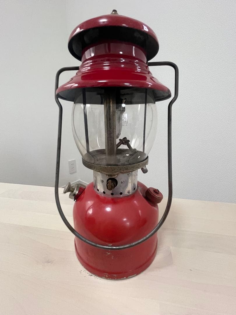 Coleman 赤 ランタン200A ケース付き