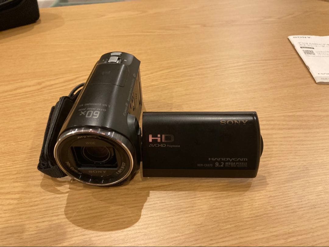 SONY HDR-CX670ビデオカメラ