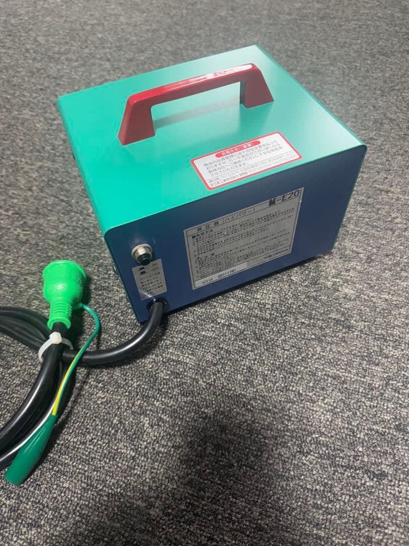 【ほぼ未使用】 日動 昇圧器 変圧器 2KVA 昇圧専用トランス アース付き