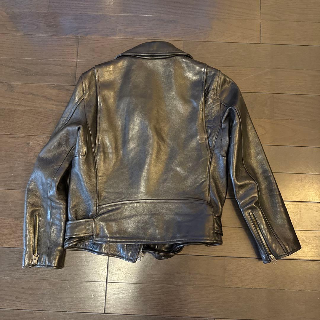 beautiful people ダブルライダースジャケット ブラック　別注