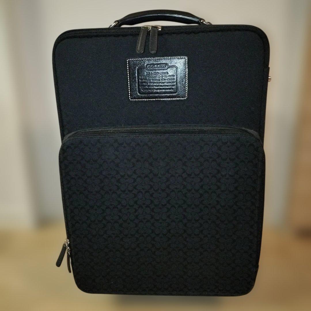 土日限定値下げ☆COACH ブラック キャリーケース
