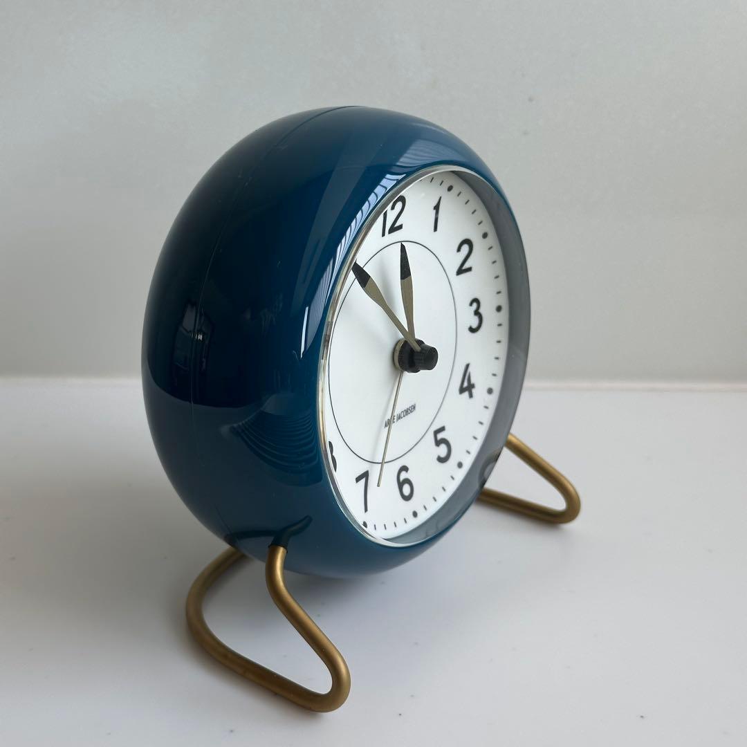 インテリア時計 ARNE JACOBSEN TABLE CLOCK / NAVY BLUE