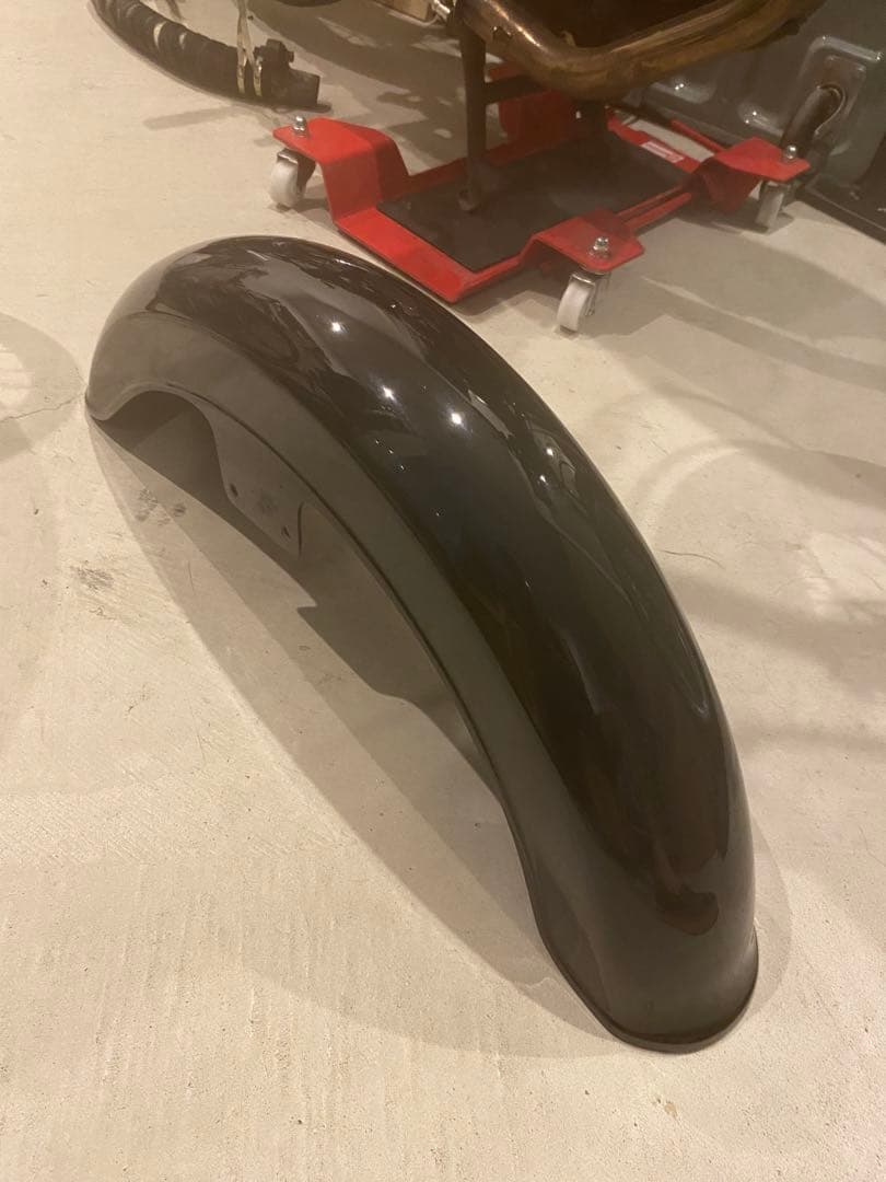 美品 シックデザイン クラシック フロントフェンダー フレア SR400/500