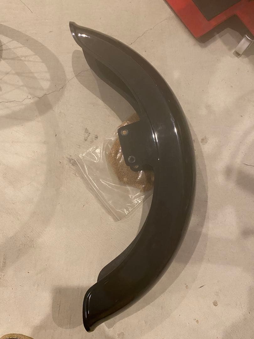 美品 シックデザイン クラシック フロントフェンダー フレア SR400/500