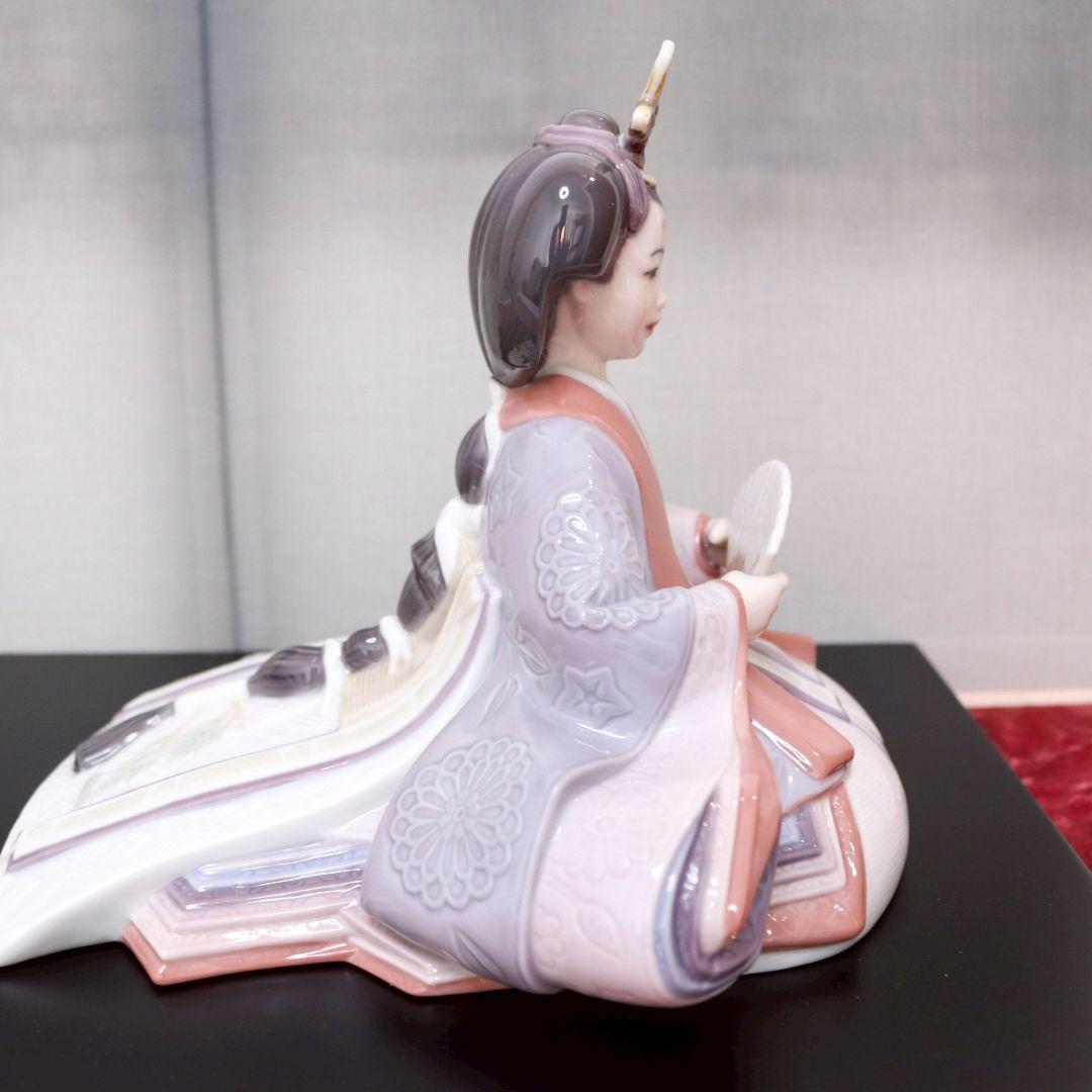 リヤドロ ひな人形 フルセット リアドロ 節句 置物 陶器 アート台座 屏風