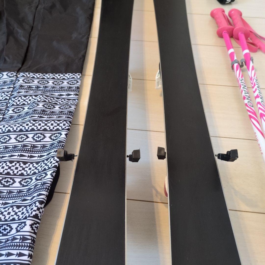 ATOMIC スキーセット 120ビンディング・ストック・ケース付き