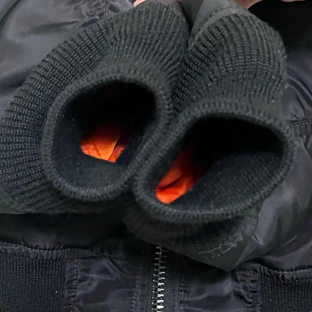 ゆ*ぱ様 〈美品〉AVIREX MA-1 トップガンフライトジャケット M ブラ