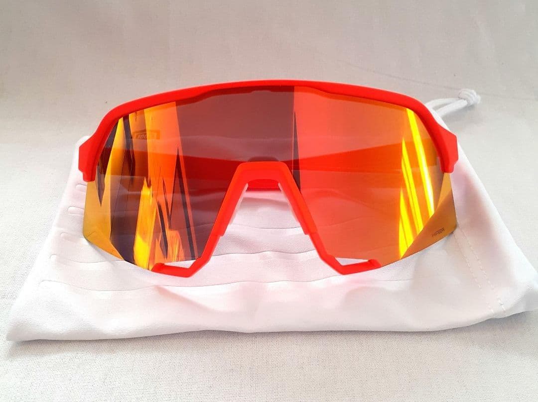 現行モデル 100% S3 ネオンオレンジ ワンハンドレッド サングラス