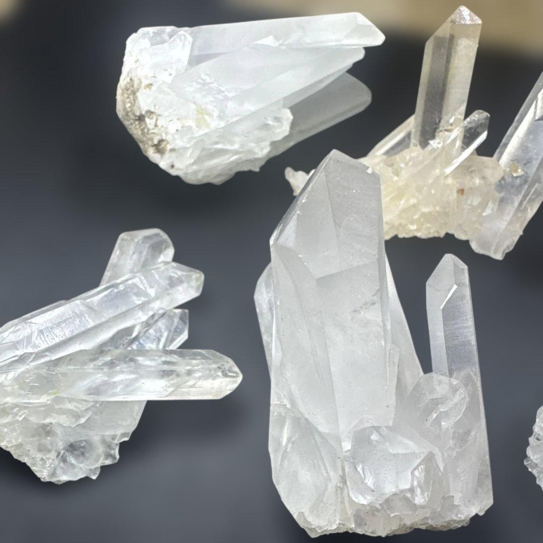 【高品質】水晶ミニクラスター10個セット 原石標本