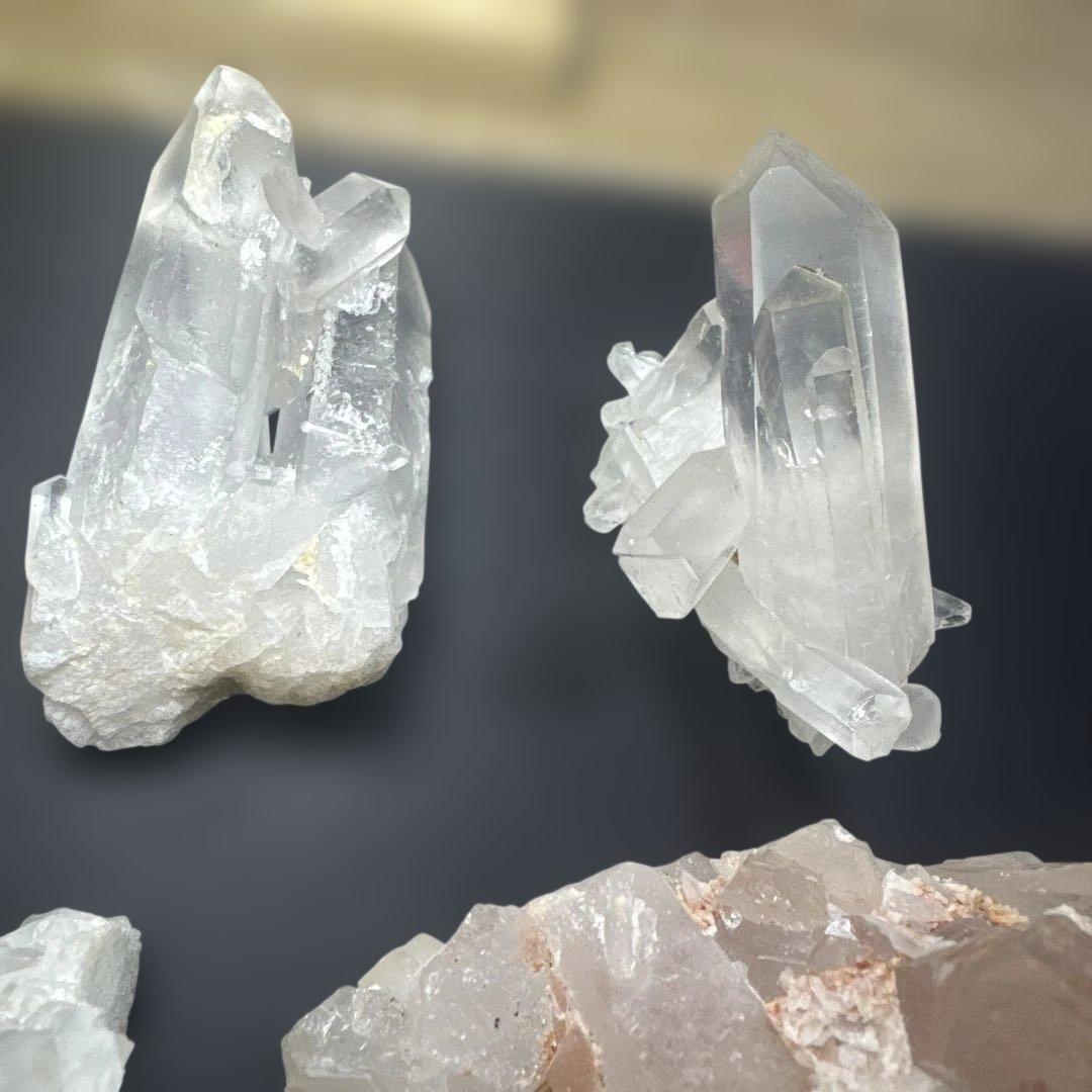 【高品質】水晶ミニクラスター10個セット 原石標本