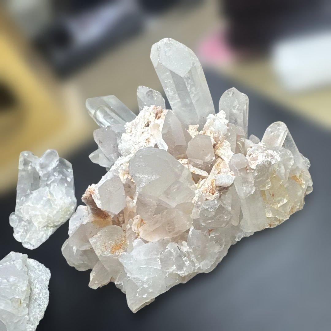 【高品質】水晶ミニクラスター10個セット 原石標本