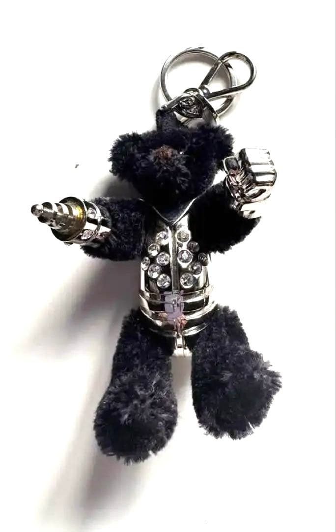 新品未使用　PRADA (プラダ) ベア チャーム キーホルダー ブラック