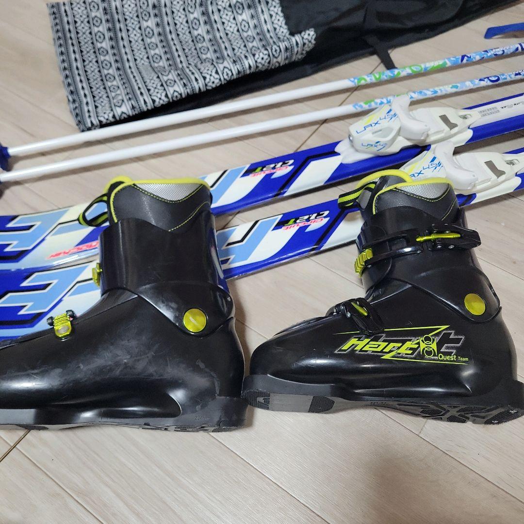 HART ハート スキー5点セット 140cm ジュニア 25cm フルセット