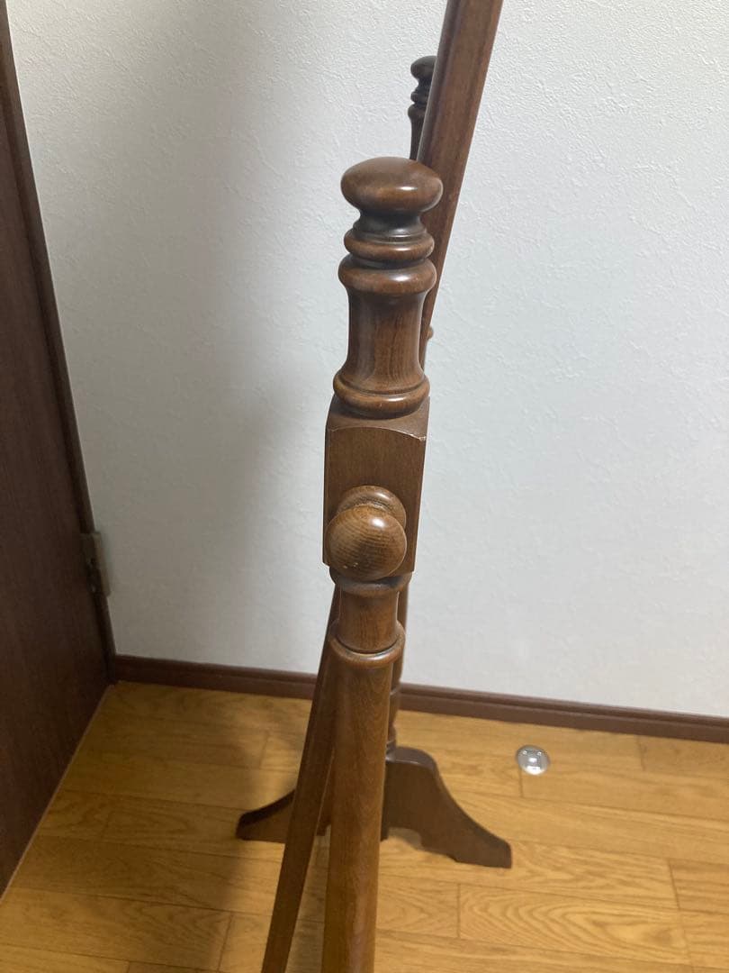 カリモク　姿見　鏡　スタンドミラー