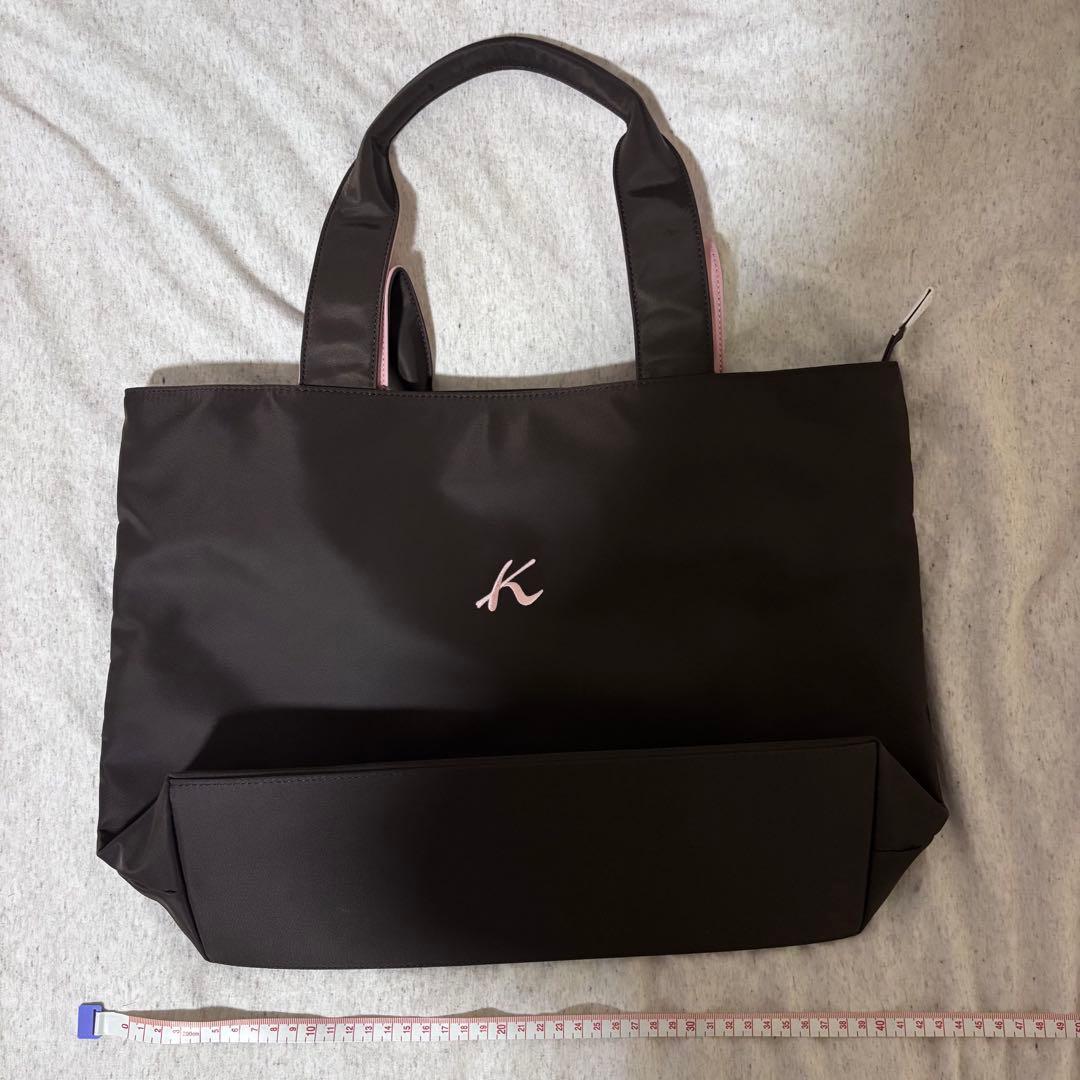 Kitamura ナイロントート　ブラウン　ピンク