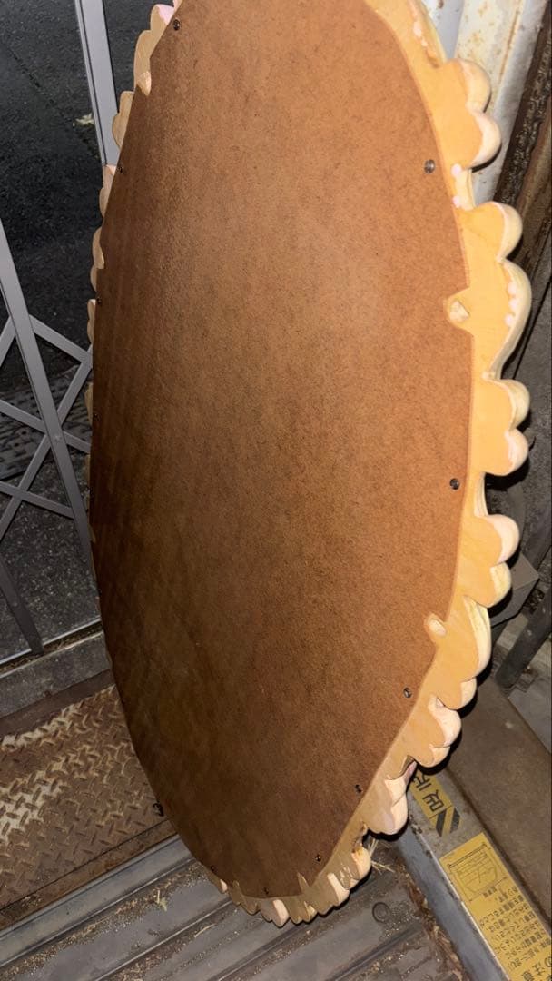 最終値下げ　ロココ調ミラー　大型　楕円形壁掛け鏡