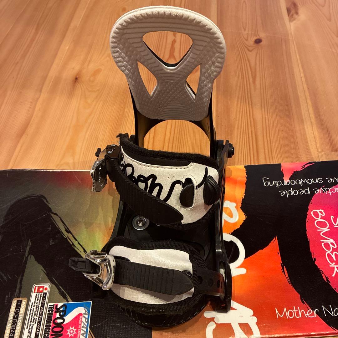 ※お値下げ※kids100SpoonBomber スノーボード＆ビンディング