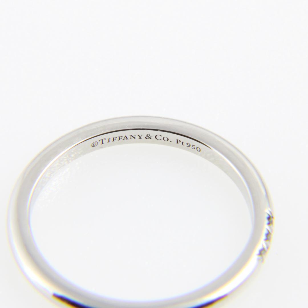 【磨き済み】 ティファニー フォーエバーリング　ダイヤ3p　Pt950　11号