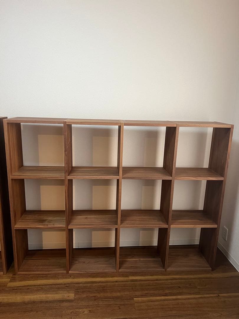 【最終お値下げ】送料込み　組立不要　無印良品スタッキングシェルフ3段×4列