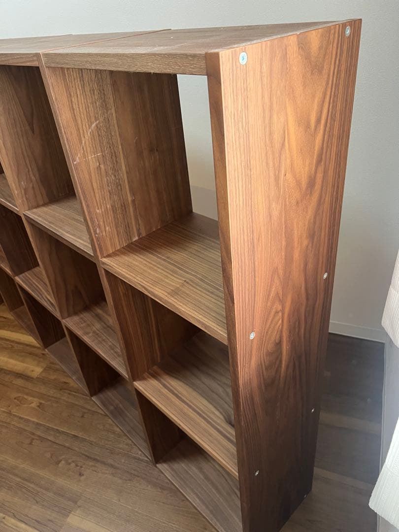 【最終お値下げ】送料込み　組立不要　無印良品スタッキングシェルフ3段×4列